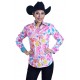 Easy Care Spring Flower Button Shirt - 68380